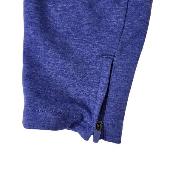 Gymshark Womens Joggers XS Purple Blue Ankle Zip Sweatpants Drawstring Active - Picture 2 of 13